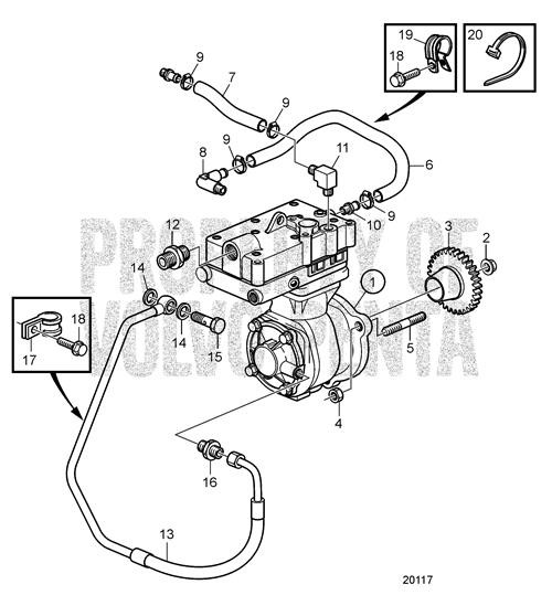 Stud(V2) - Volvo Penta (953104)