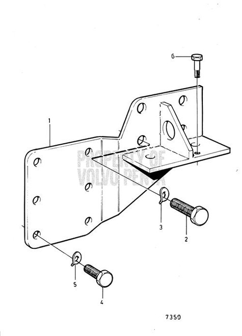 Hexagon Screw(V2) - Volvo Penta (955364)