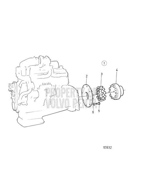 Hexagon Screw(V2) - Volvo Penta (960692)