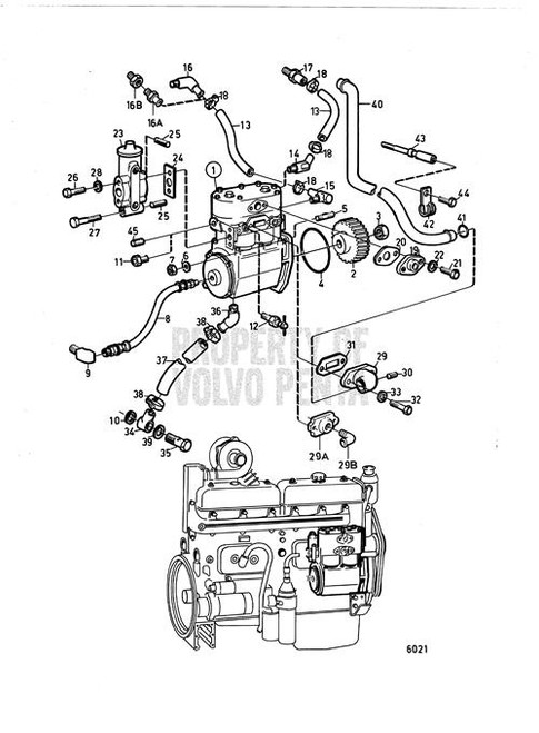 Hose Nipple(V2) - Volvo Penta (961604)