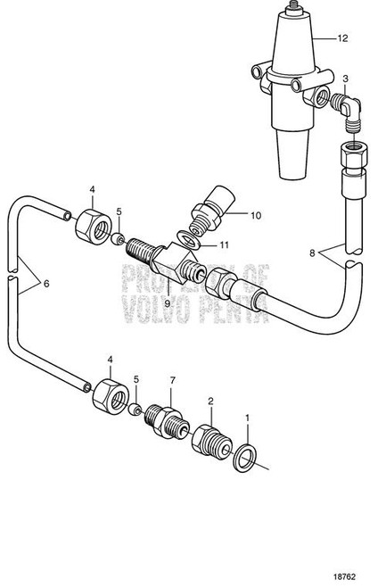 Hose Assembly(V2) - Volvo Penta (967736)