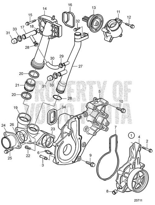 Hose Nipple(V2) - Volvo Penta (977508)