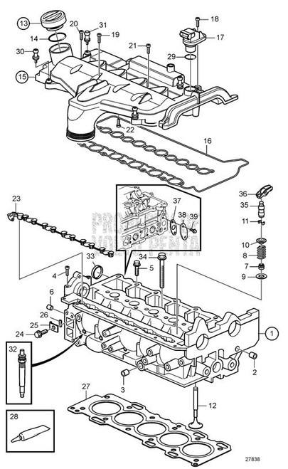 Flange Screw(V2) - Volvo Penta (982761)