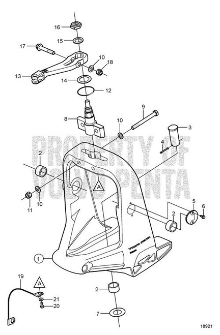 Lock Nut - Volvo Penta (983789)