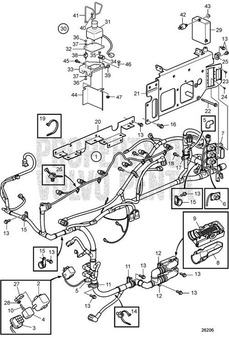 Flange Screw, Volvo Penta - Volvo Penta (984724)