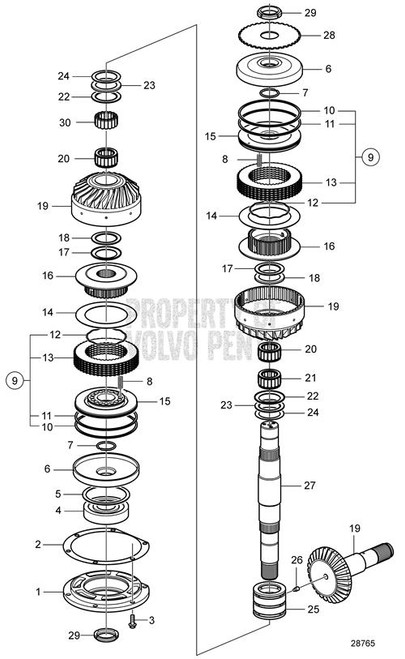 Needle Roller Assemb(V2) - Volvo Penta (990933)