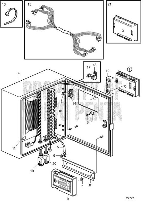 Flange Nut(V2) - Volvo Penta (990939)
