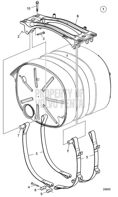 Clevis Pin(V2) - Volvo Penta (996549)