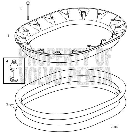 Flange Screw - Volvo Penta (996570)