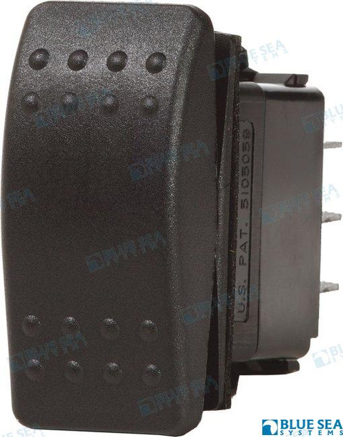 SWITCH SPST OFF-(ON) BLK (BS7930)