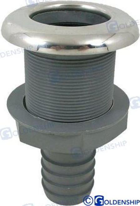 NYL/SS THRUHULL 2" (GS30347)