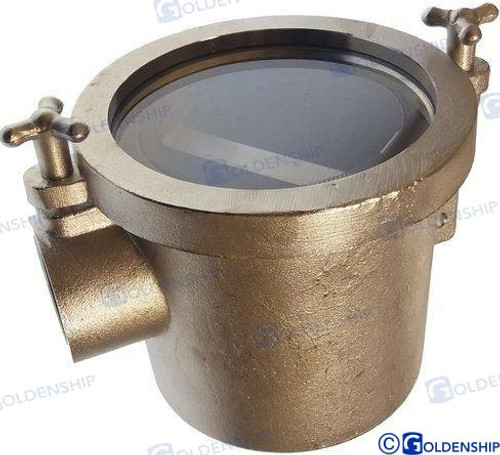 SS WATER FILTER 90DG 1 1/4" (GS30395)