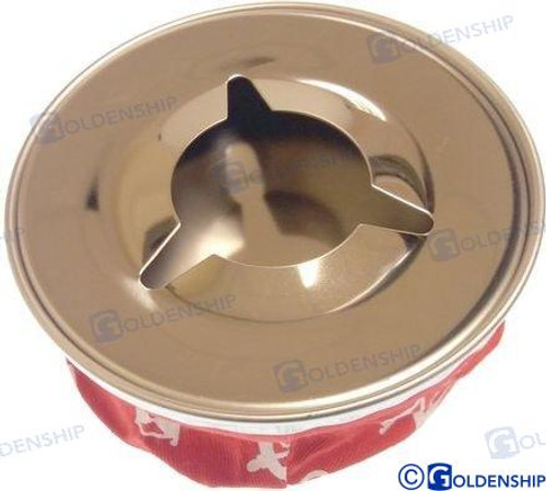 WINDPROOF ASHTRAY RED SS304 (GS41451)