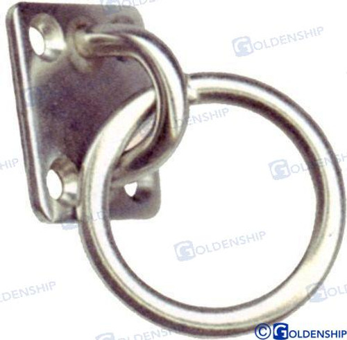 SQ EYE PLATE W/RING 35*30 (GS72013)