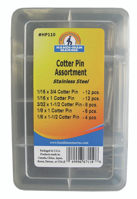 COTTER PIN ASS.   (42 Pieces.) (HP110)