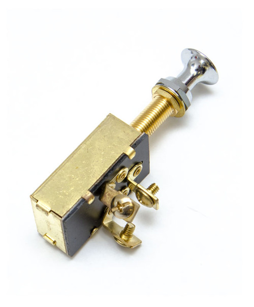 Brass Push-Pull Switch-3 Position. - Sierra Marine Engine Parts (MP39580)