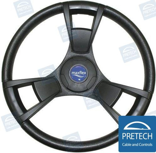 STRG WHEEL PISMO BLK - 350 MM (PREMF33521)