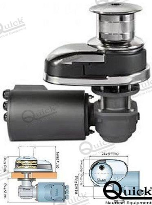 WINDLASS VERT 1500W 24V C/C (QUDP31524D)