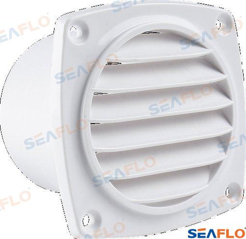 RND LOUVER AIR VENT WHT (SFAV101)