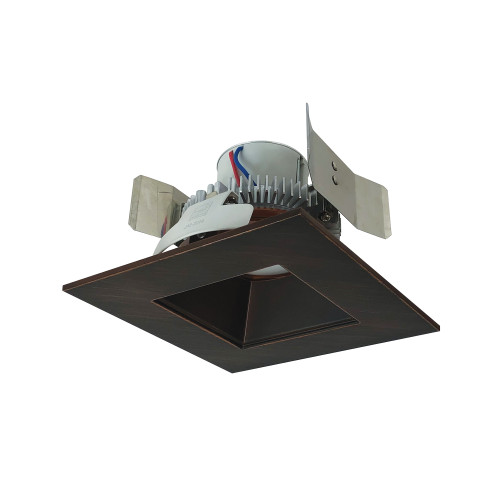 Nora Lighting NLCBC2-55627BZBZ/A 5 in. Cobalt Click 750lm LED Retrofit Square & Square Regress, 10W - 2700K - Bronze - 120V Triac & ELV Dimming