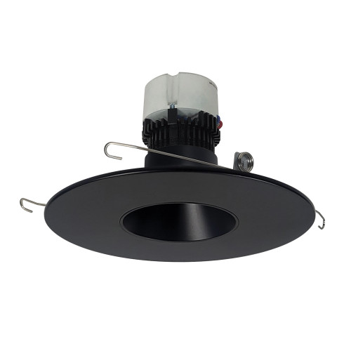 Nora Lighting NPR-56RNDC35XBB 5-6 in. Pearl LED Round Retrofit Reflector, 1200lm & 12W, 3500K, Black Reflector & Black Flange