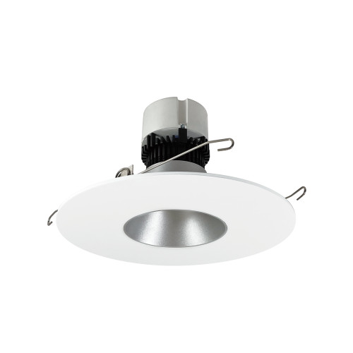 Nora Lighting NPR-56RNDCCDXHZMPW 5-6 in. Pearl LED Round Retrofit Flanged Comfort Dim Reflector in Haze & Matte Powder White
