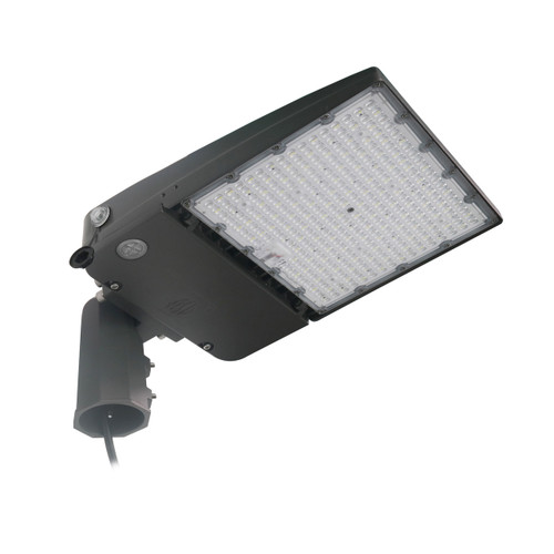 ASD Lighting ASD-LSB5-300D50BR-SF LED Area Light 300W 120-277V 5000K with Photocell and Slip fitter Dimmable Bronze UL DLC Premium | ASD Lighting at lightingandsupplies.com