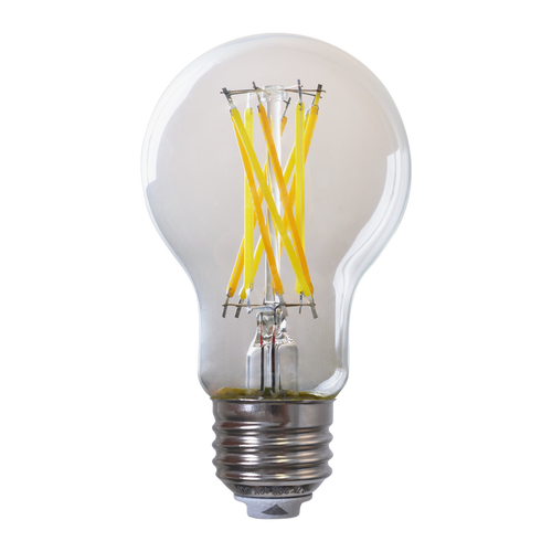 8W 800LM A19 80CRI 27/30/40/50K Glass Clear Dimmable E26 | L8WA19/8FCCTGC/D/E26 | 15615 | EiKO
