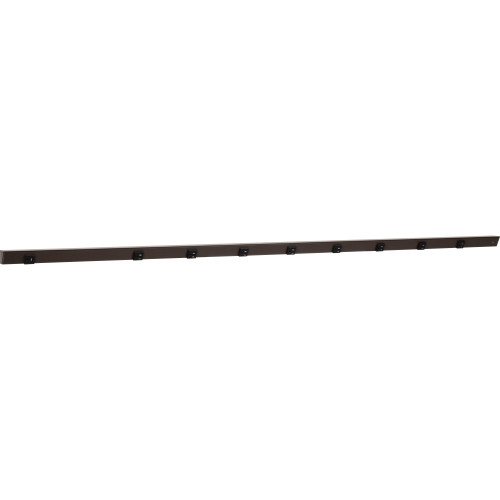 72" Slim Angle Power Strip with USB-A/C, on Left, Bronze