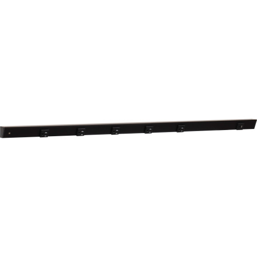 42" Slim Angle Power Strip with USB-A/C on Right, Black | APTUR42-6BBK | Task Lighting