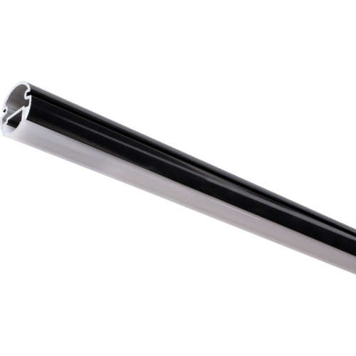 90" Lighted Closet Rod - Tunable-white, Aluminum Profile, Frosted Lens, Black | LCR90-T4-27WBK | Task Lighting