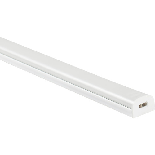 44-1/16" Premium Flat Linear Fixture, Single-White, Fits 48" Wall Cabinet, 1763 Lumen/Fixture, 21 Watt, Soft White 3000K, 600 Lm/Ft, White | LS6PF24V48W21W3 | Task Lighting