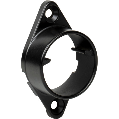 Flange Set, Lighted Closet Rod, Black | L-LCR-FS-BK | Task Lighting