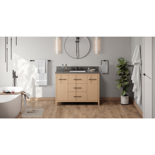 Katara 48" Single Bathroom Vanity Set | VKITKAT48NOGQR | Jeffrey Alexander