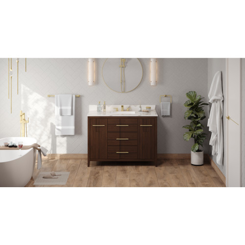Katara 48" Single Bathroom Vanity Set | VKITKAT48DWCQR | Jeffrey Alexander