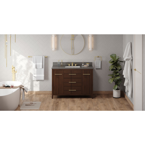 Katara 48" Single Bathroom Vanity Set | VKITKAT48DWGQR | Jeffrey Alexander
