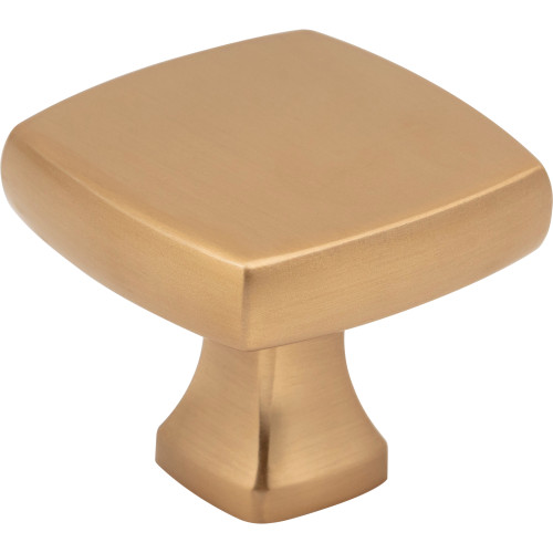 Griffin 1-3/8" Length Square Knob | 663SBZ | Jeffrey Alexander