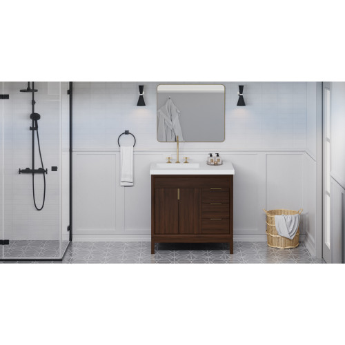 Theodora 36" Single Bathroom Vanity Set | VKITTHE36DWRER | Jeffrey Alexander