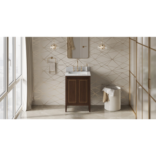 Percival 24" Single Bathroom Vanity Set | VKITPER24DWWCR | Jeffrey Alexander