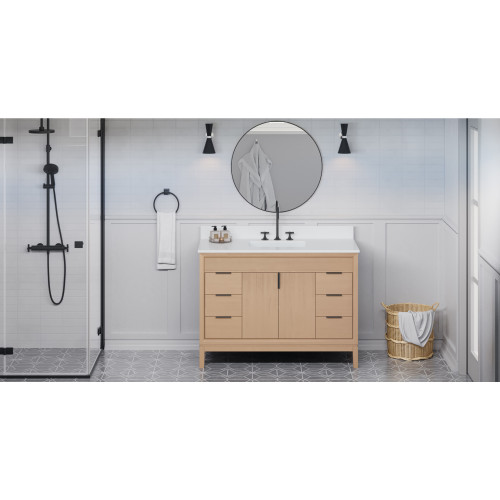 Theodora 48" Single Bathroom Vanity Set | VKITTHE48NOWQR | Jeffrey Alexander