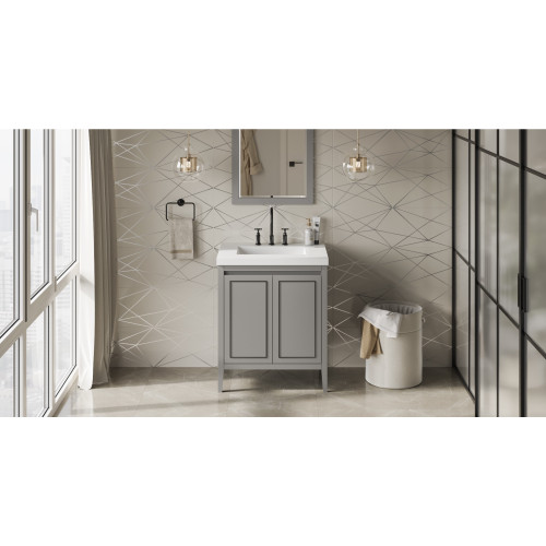 Percival 30" Single Bathroom Vanity Set | VKITPER30GRRER | Jeffrey Alexander