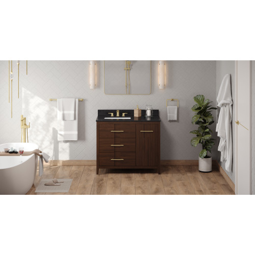 Katara 42" Single Bathroom Vanity Set | VKITKAT42DWBGR | Jeffrey Alexander