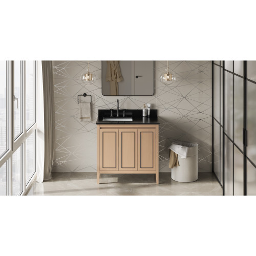 Percival 36" Single Bathroom Vanity Set | VKITPER36NOBGR | Jeffrey Alexander