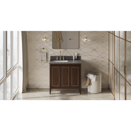 Percival 36" Single Bathroom Vanity Set | VKITPER36DWGQR | Jeffrey Alexander