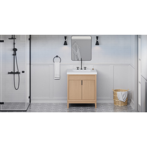 Theodora 30" Single Bathroom Vanity Set | VKITTHE30NORER | Jeffrey Alexander