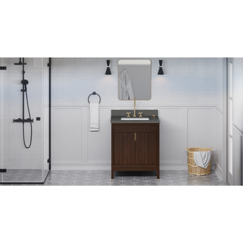 Theodora 30" Single Bathroom Vanity Set | VKITTHE30DWGQR | Jeffrey Alexander