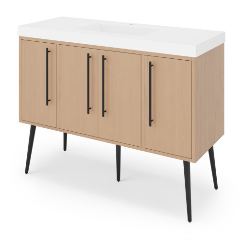 VKTEM48NOPRE by Jeffrey Alexander Finish Natural Oak