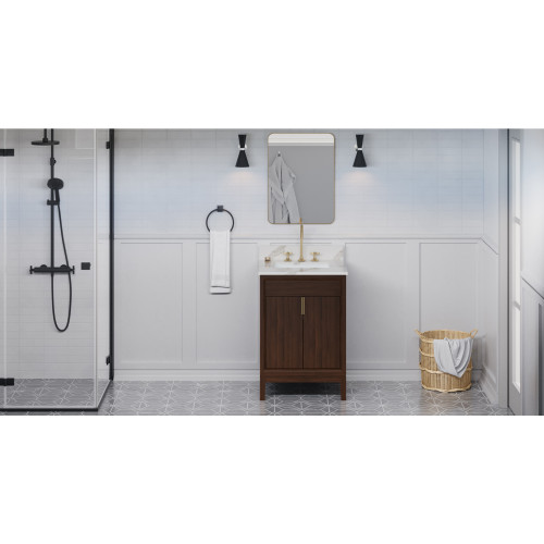 Theodora 24" Single Bathroom Vanity Set | VKITTHE24DWCQR | Jeffrey Alexander