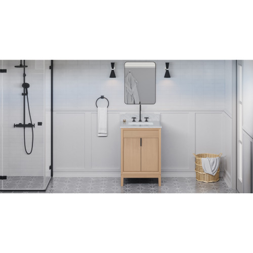 Theodora 24" Single Bathroom Vanity Set | VKITTHE24NOWCR | Jeffrey Alexander