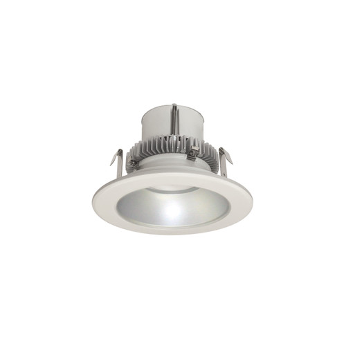 4" Cobalt Click Round Retrofit Reflector, 750lm / 10W, 3500K, Haze Reflector / White Flange, 120-277V input; Phase or 0-10V dimming, Pre-Wired for Emergency